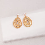 Royal Court 18k Gold Vermeil Pearl Dangle Earrings