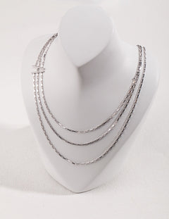 Elena Triple Sleek Necklace