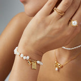 Good Luck Keepsake Pearl Bracelet