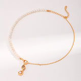 Parisian Asymmetric Baroque Pearl Necklace