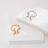 Butterfly Dance 18k Gold Vermeil Ring