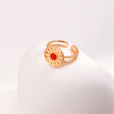 Passion 18K Gold Vermeil Red Agate Ring