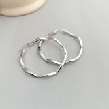 Purity Silver Hoop Earrings