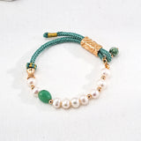 Jasper Oasis Pearl Bracelet