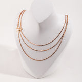 Elena Triple Sleek Necklace