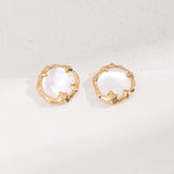 Marina Mother of Pearl Stud Earrings