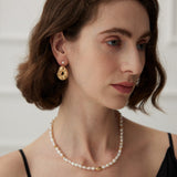 Royal Court 18k Gold Vermeil Pearl Dangle Earrings