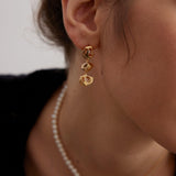 Parisian Pearl Dangle Earrings