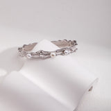 Regally Pearl Open Bangle