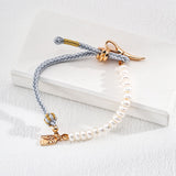 Azure Dream Pearl Braid Bracelet