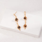 Tiger's Eye Twin Dangle Earrings